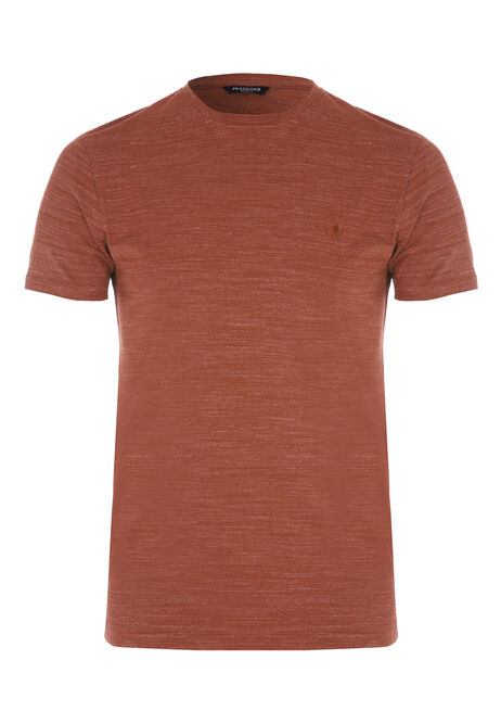 Mens Burnt Orange Space Dye T-Shirt