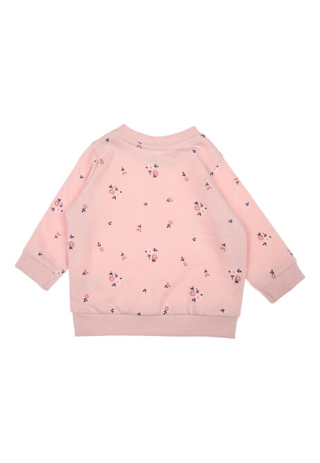 Baby Girl Pink & Floral Jumper Set