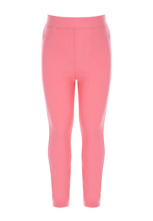 Younger Girls Coral Jeggings 