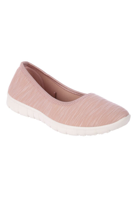 Womens Pink Slip On Trainers