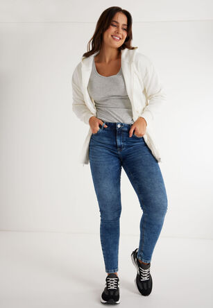 Womens Indigo Alexa Shaper Skinny Jeans