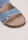 Womens Blue Denim Buckle Sandals