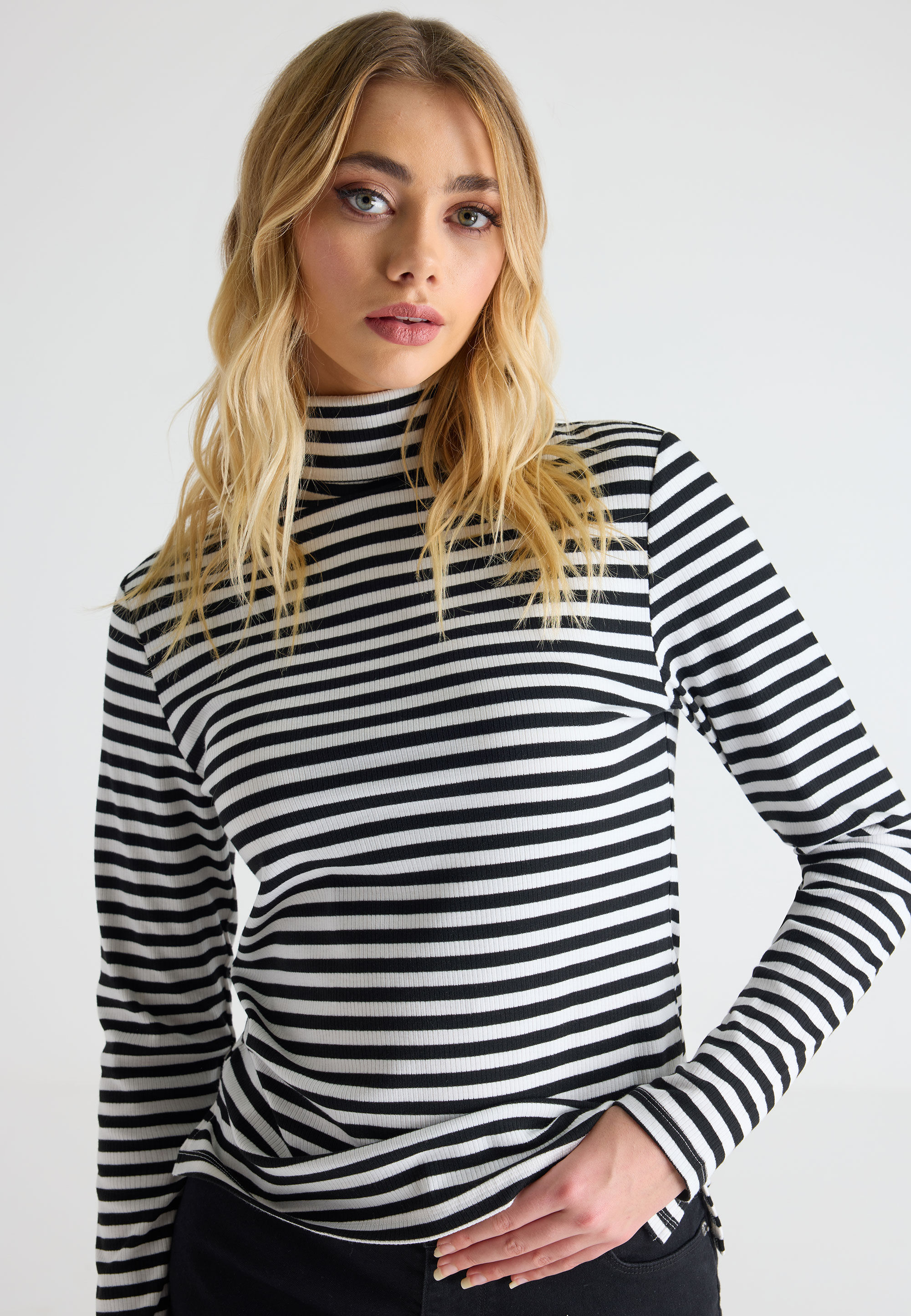 Peacocks roll neck clearance