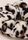 Womens Brown Leopard Towelling Scrunchy