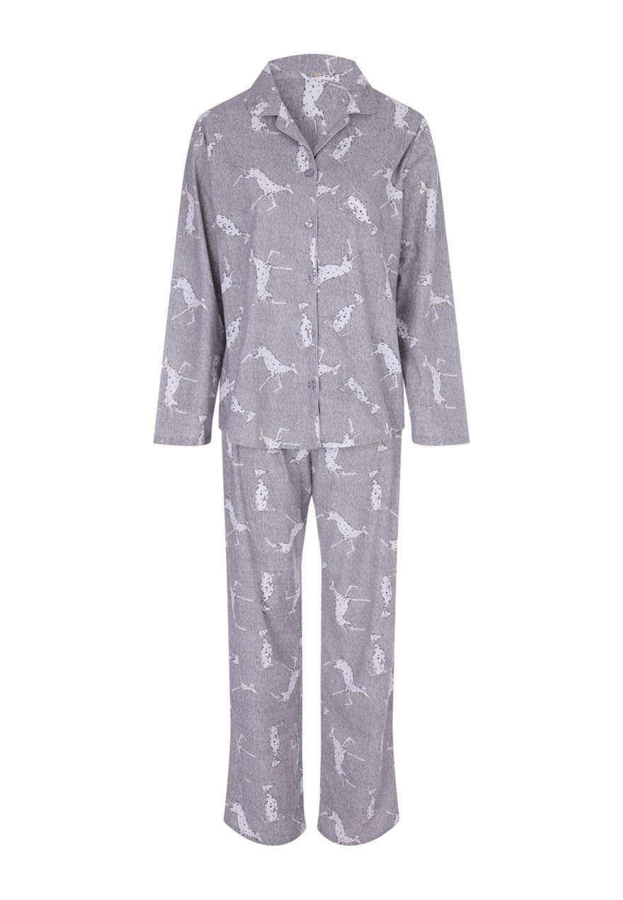 Womens Dalmation Print Pyjamas Peacocks