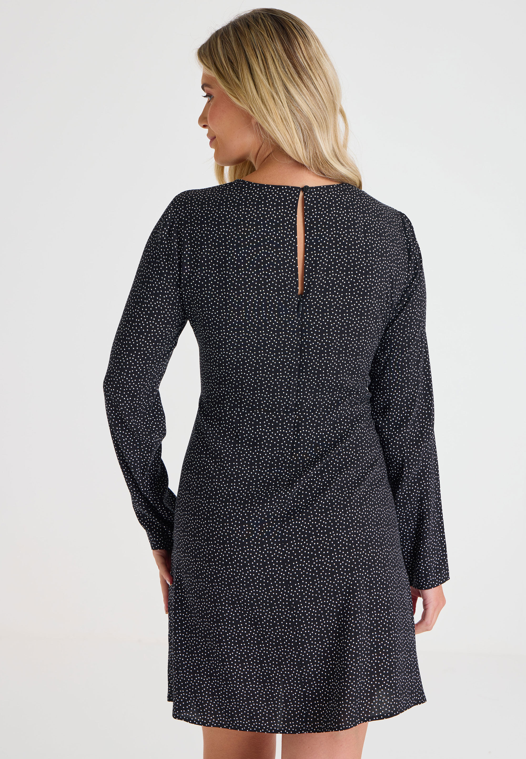 Spotty long sleeve dress 2025
