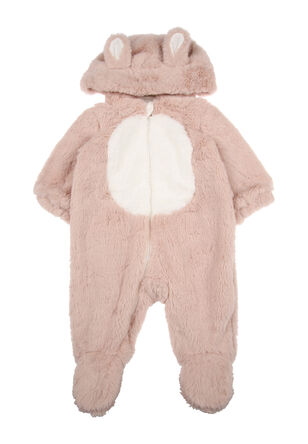 Baby Girls Pink Bunny Snow Suit