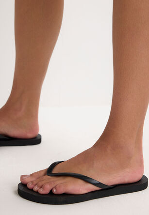 Womens Black Flip Flop Sandal
