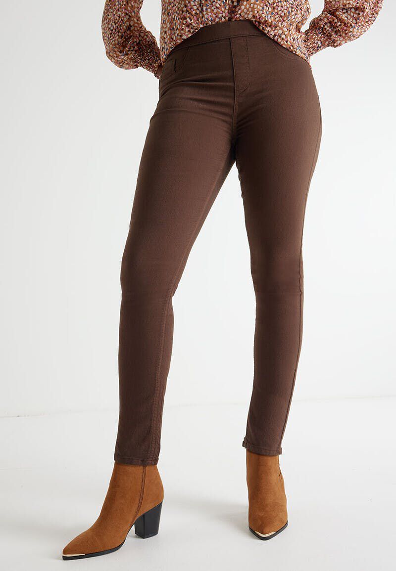 Womens brown jeggings cheap