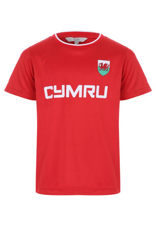 Younger Boys Red Welsh Rugby Top
