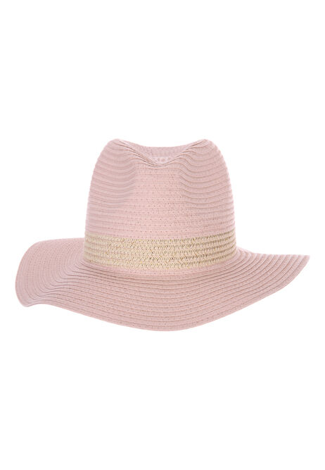 Older Girls Pink Panama Sun Hat  