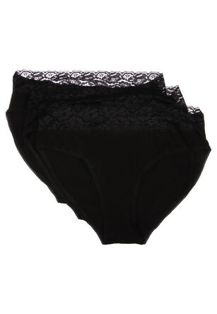 Ladies Boxers Size 10 Lace Black Bra Ladies Shorts Size 16 Elasticated  Waist Women Night Pants Marks Midi Knickers WHI : : Fashion