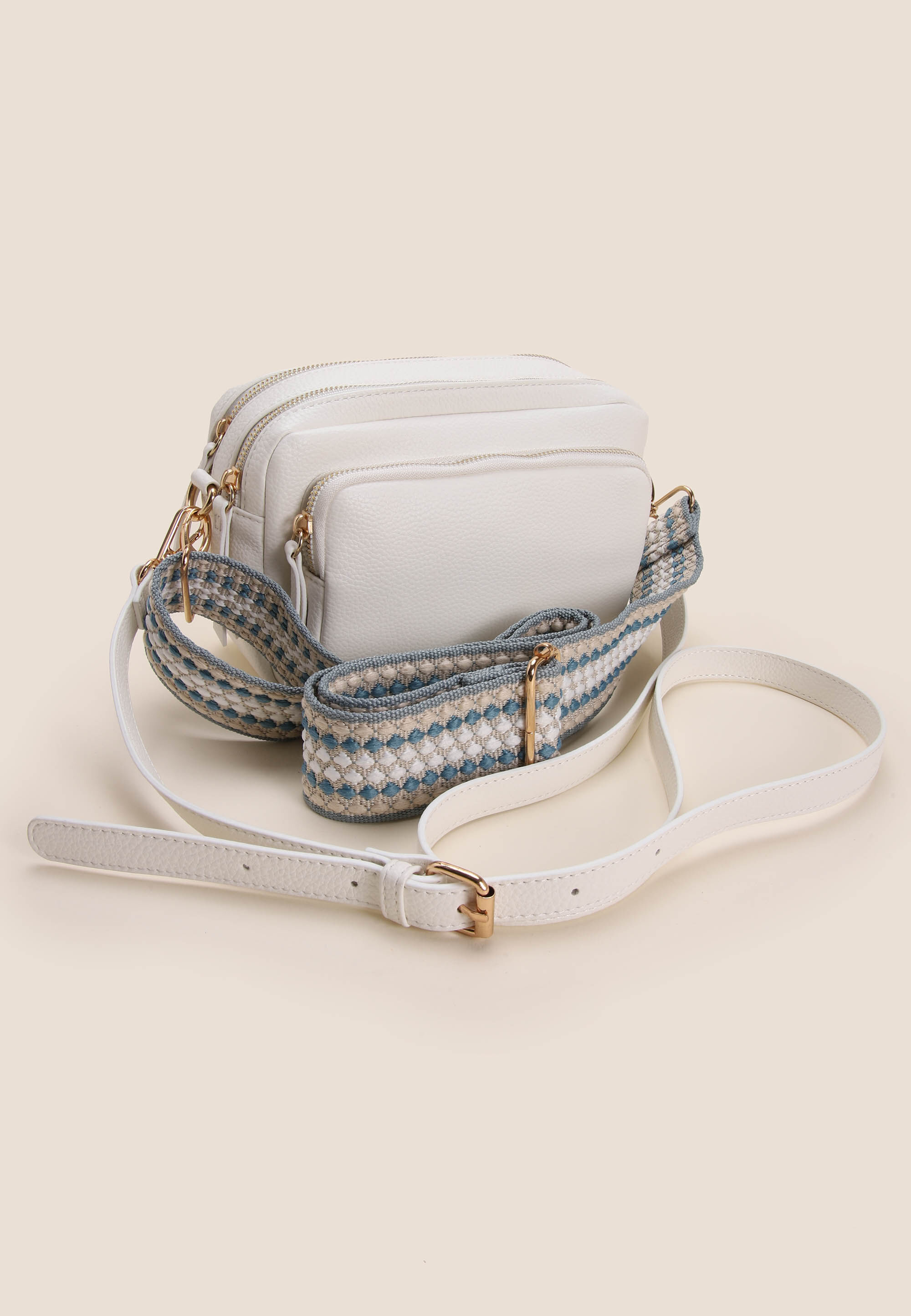 Cream clearance camera bag