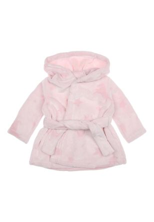 Baby Girls Pale Pink Unicorn Robe