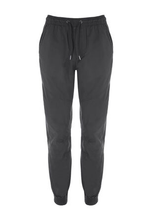 Mens Charcoal Cuffed Trousers 
