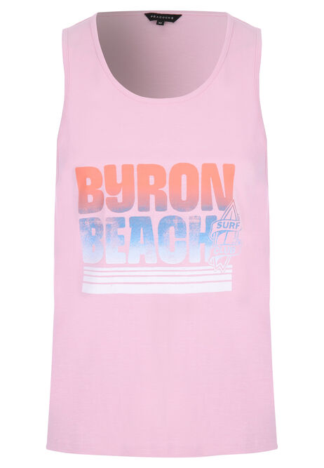 Mens Pink Byron Beach Vest