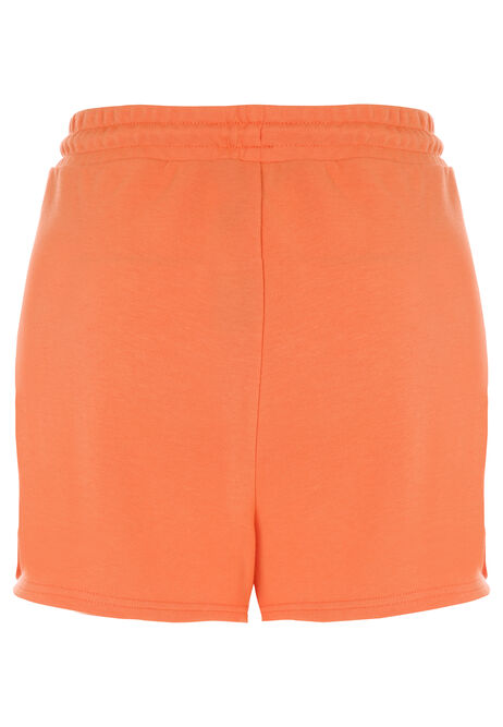 Womens Coral Casual Sweat Shorts