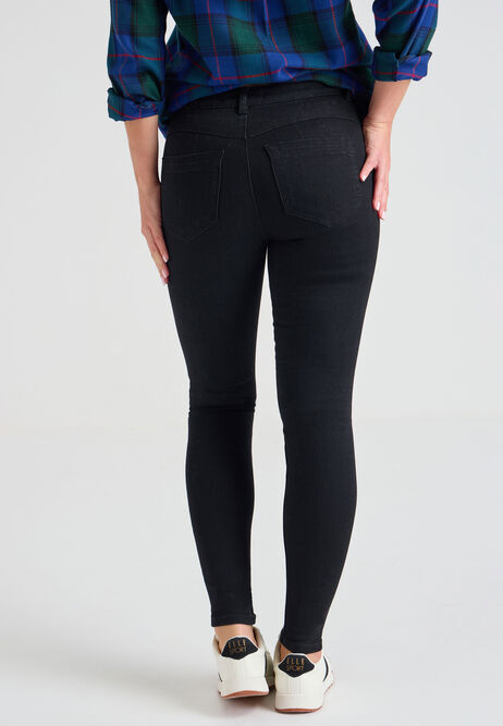 Womens Black Alexa Shaper Skinny Jeans