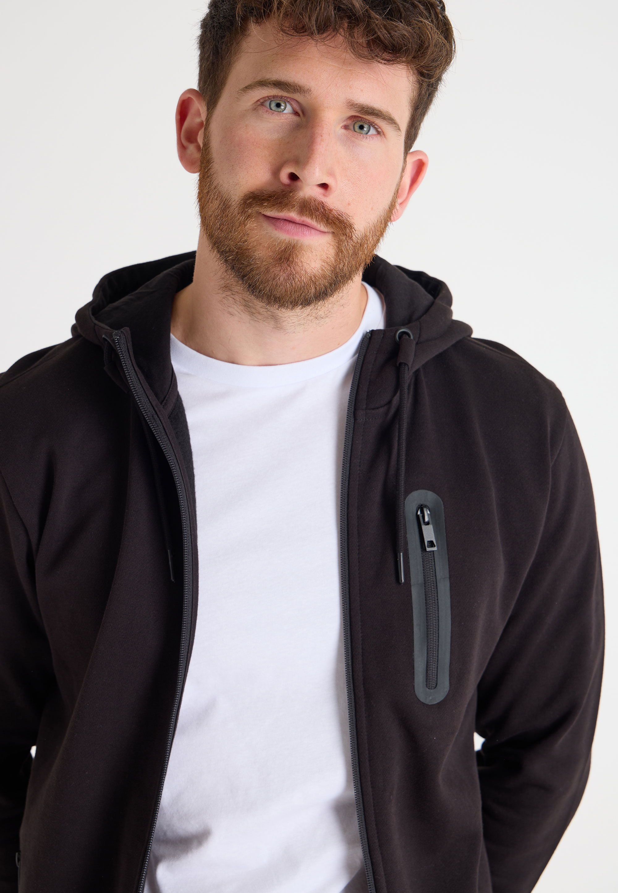Mens zip jacket no hood online