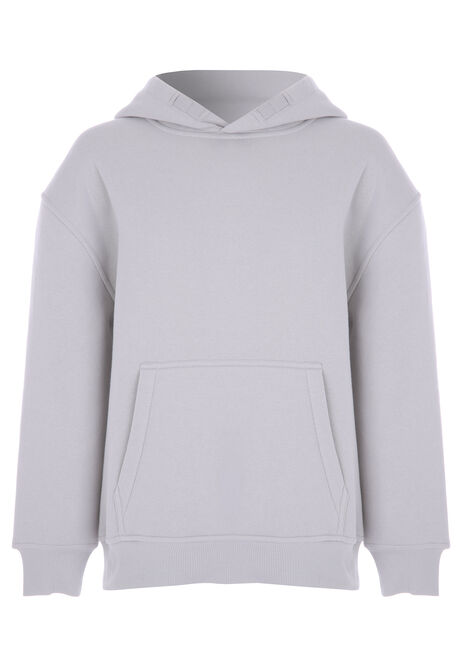 Older Boys Grey Oversized Casual Hoody