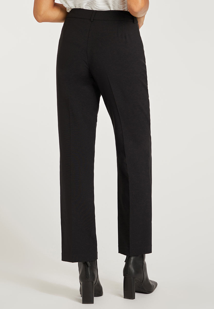 Womens Black Straight Leg Trousers Peacocks