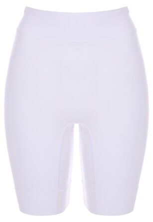 Womens Plain White Anti Rub Cycling Shorts