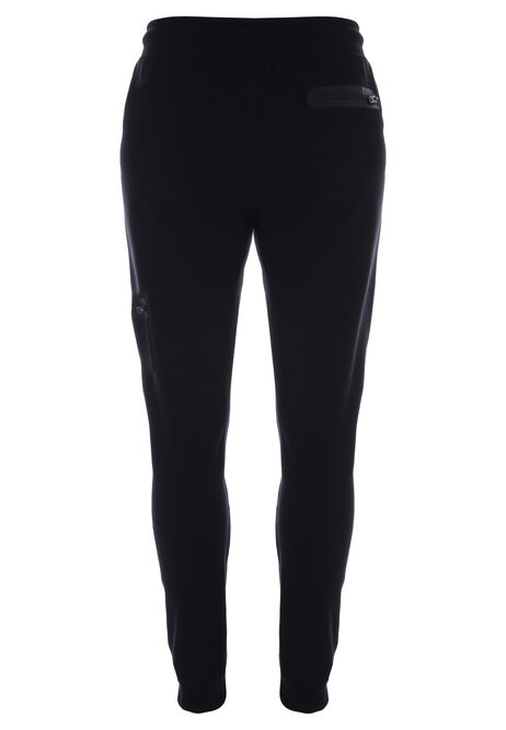 Mens Plain Black Sport Style Joggers