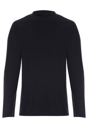 Older Boys Black Plain Top