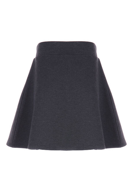 Younger Girls Dark Grey A-Line Skirt