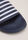 Mens Navy Stripe Pool Slider Sandal
