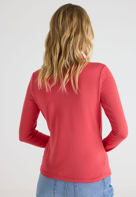 Womens Plain Pink Jersey Shirt  
