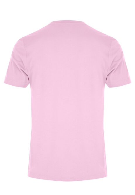 Mens Light Pink Basic T-Shirt
