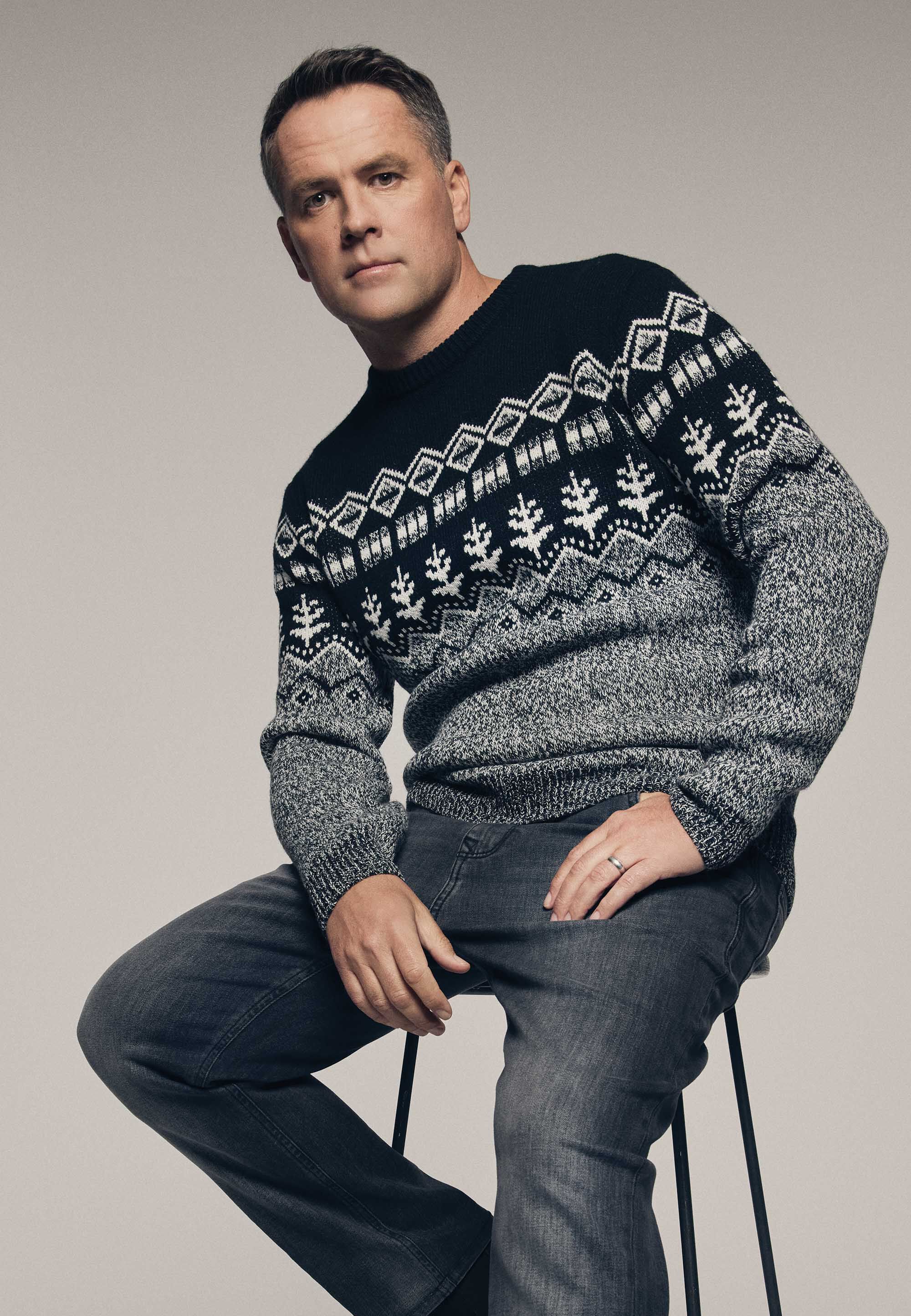 Men s Christmas Jumpers Peacocks