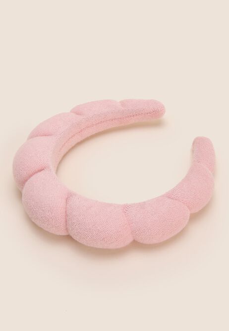 Womens Pink Spa Cloud Headband