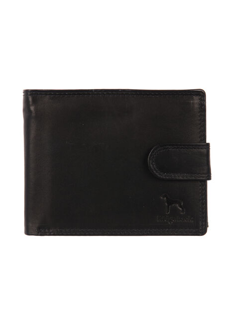 Mens Black Ridgeback Leather Wallet