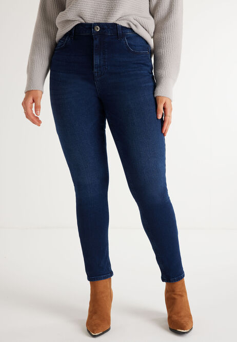 Womens Indigo Alexa Skinny Jeans