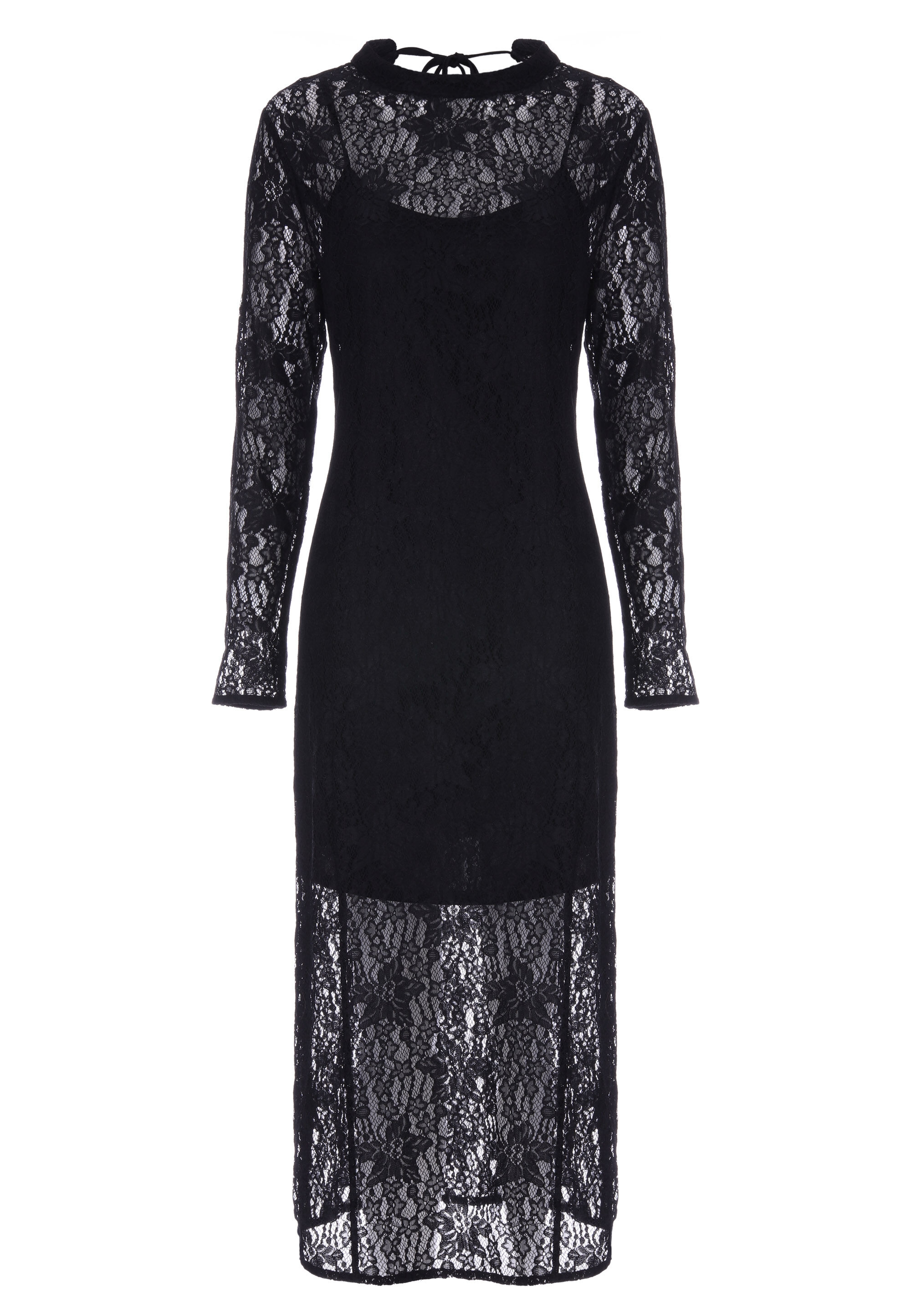 Peacocks black lace dress deals