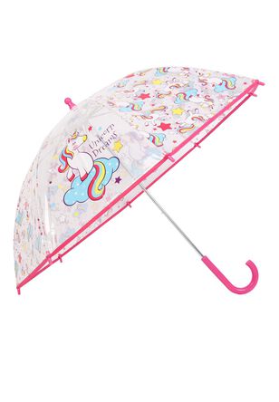 Kids Hot Pink Unicorn Umbrella