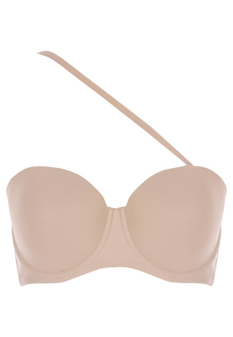 Womens Beige Multi-way Bra
