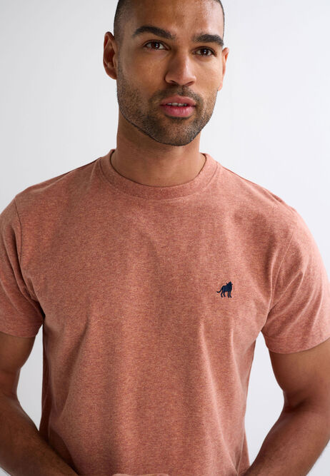 Mens Rust Grindle Short Sleeve T-Shirt