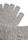 Womens Light Grey Touchscreen Gloves