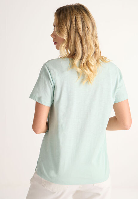 Womens Sage Loose Fit T-shirt