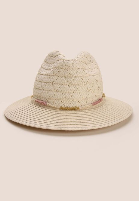 Older Girls Natural Panama Hat