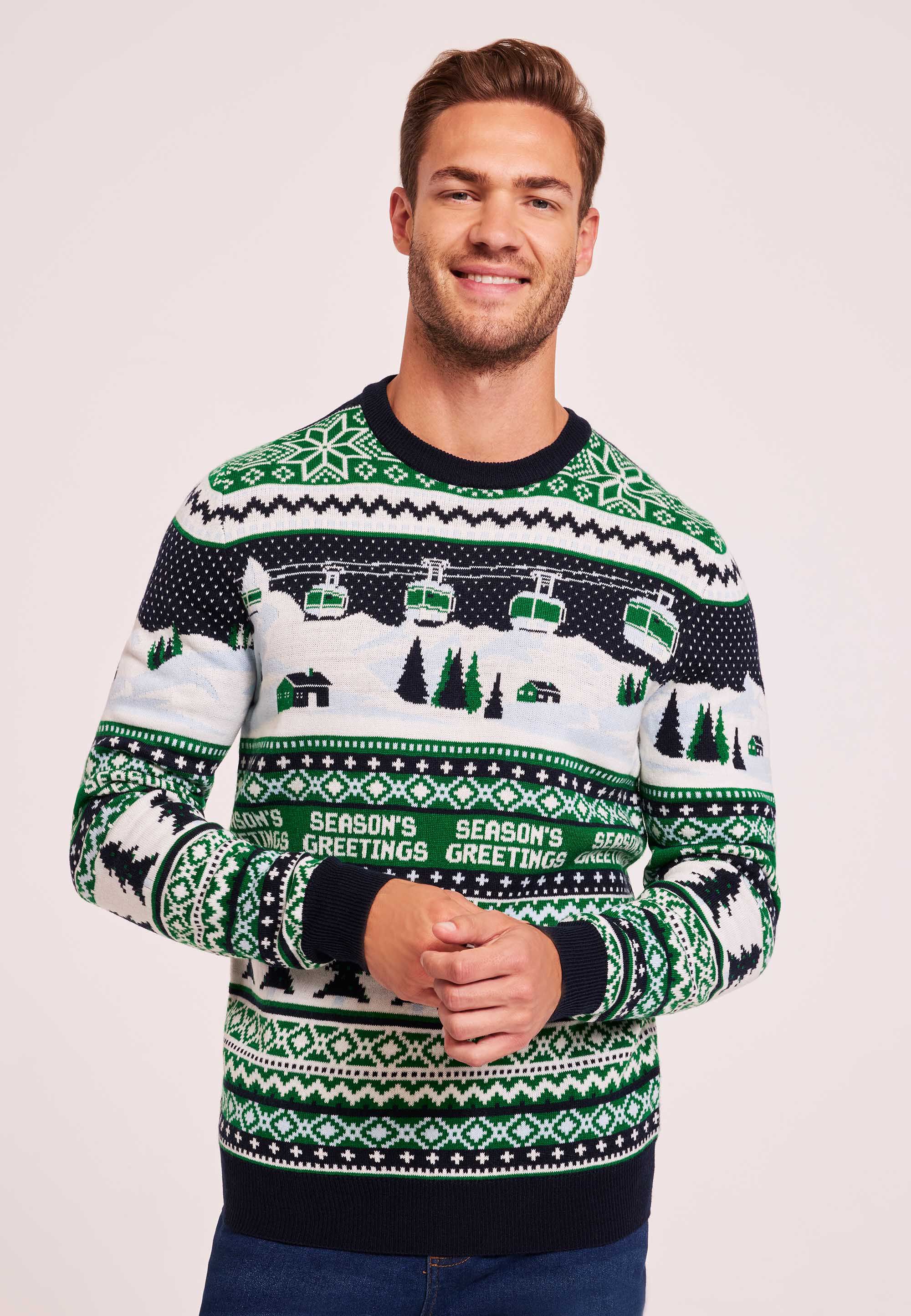 Peacocks mens xmas jumpers online