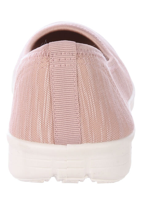 Womens Pink Slip On Trainers
