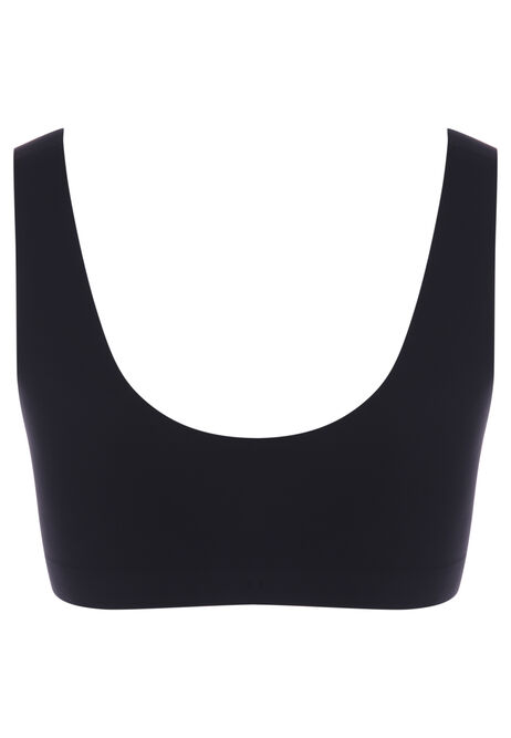 Womens Black Bra Top with Removable Pads