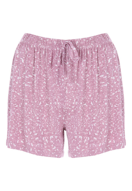 Womens Light Pink Pyjama Shorts 
