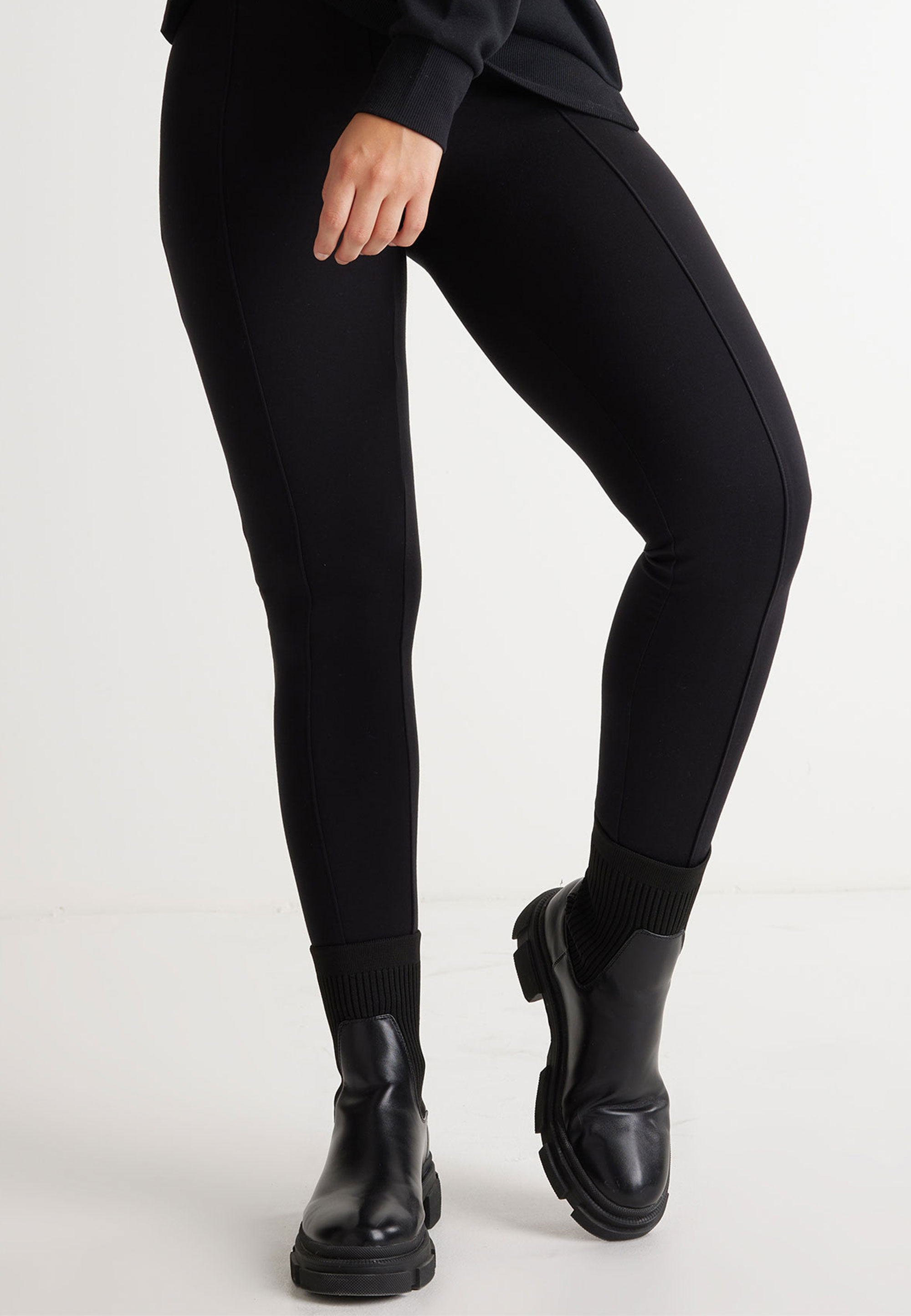 Womens Black Slim Leg Trousers Peacocks