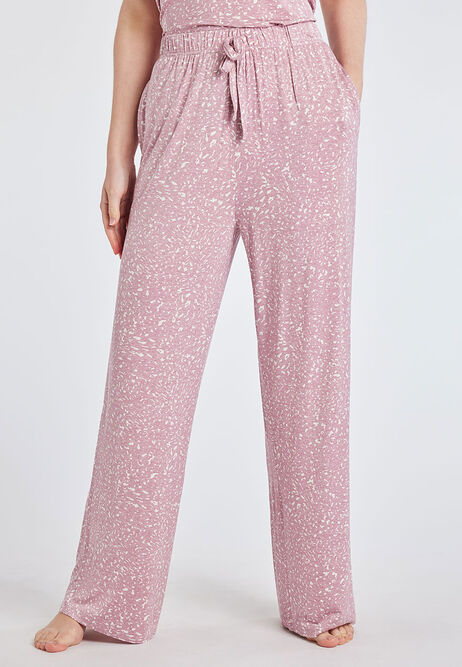Womens Light Pink Pyjama Bottoms