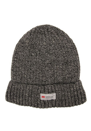 Older Boys Grey Thinsulate Beanie Hat